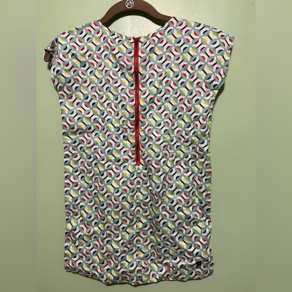 Tea collection Mondrian Butterflies girls size 7 dress with side pockets NWOT - Picture 3 of 7